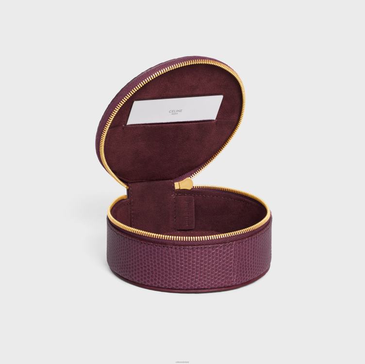 CELINE acai Ronde tas met ritssluiting in hagedis 4TLH81591