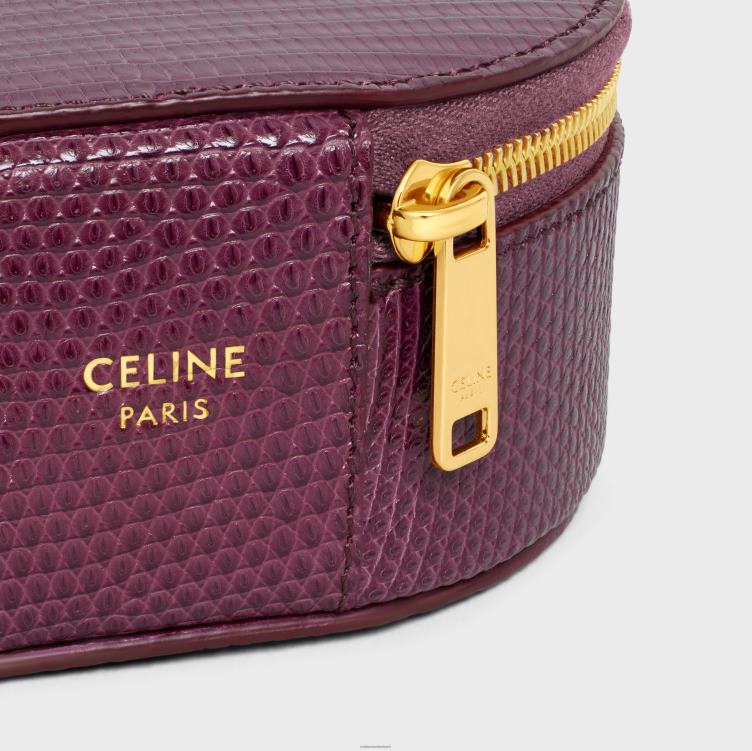 CELINE acai Ronde tas met ritssluiting in hagedis 4TLH81591