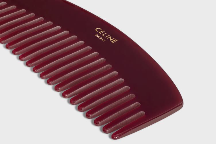 CELINE acai gebogen haarkam in hagedis 4TLH81608