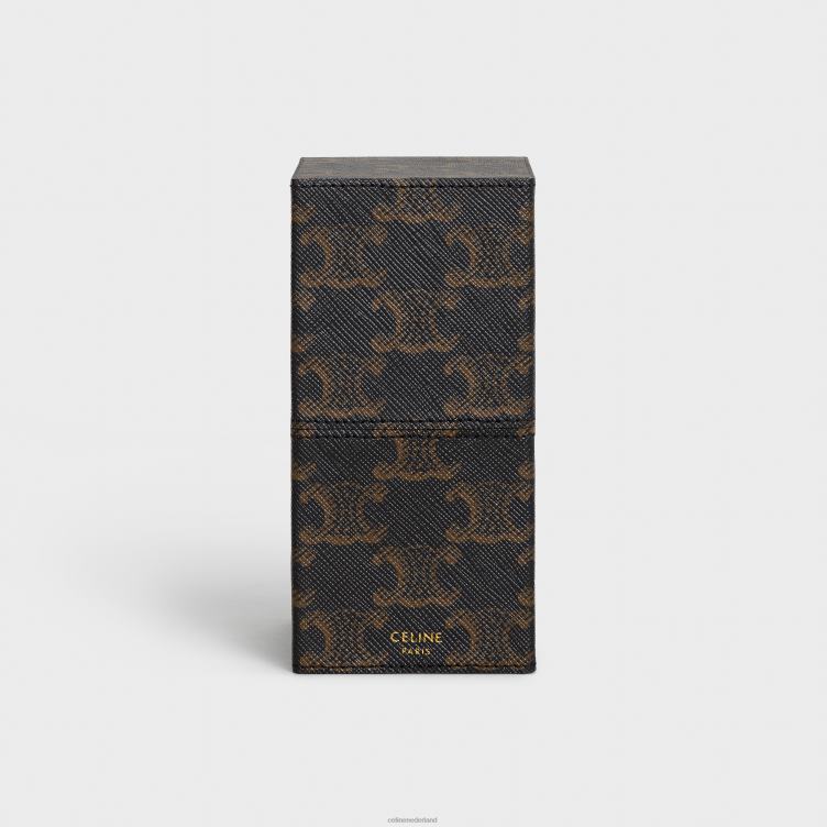 CELINE bruinen doos 1 parfum 100 ml in triomphe canvas en kalfsleer 4TLH81558