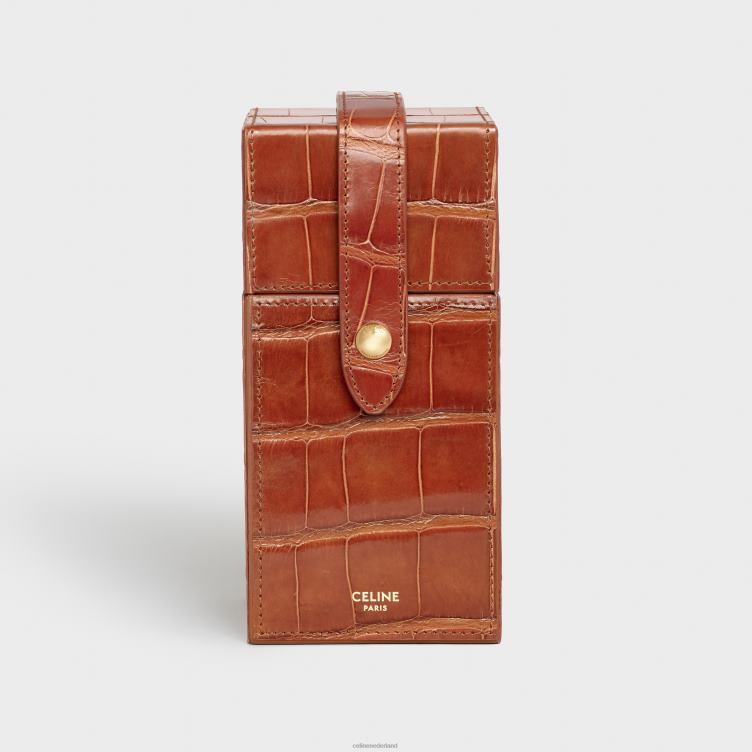CELINE bruinen doos 1 parfum 6,8 fl.oz in alligator 4TLH81468
