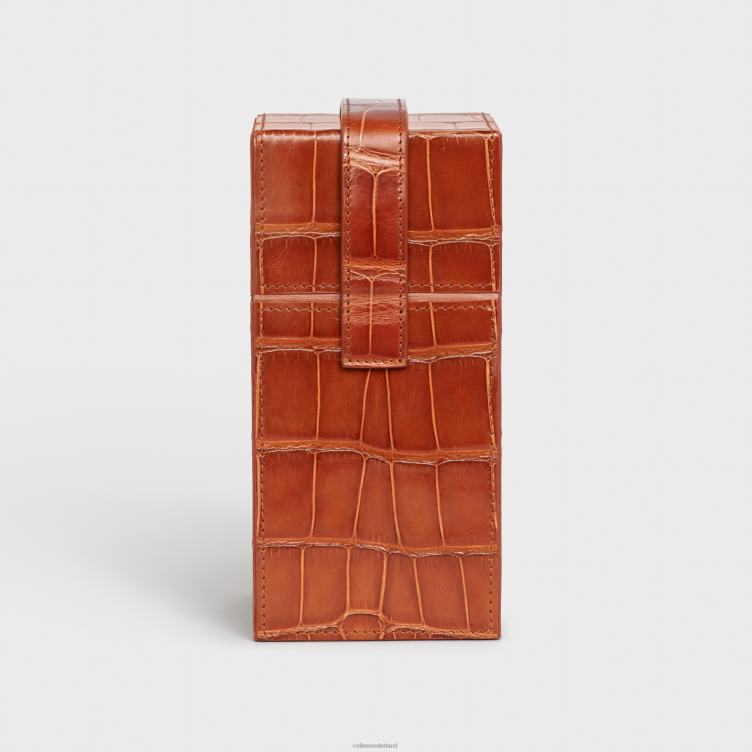 CELINE bruinen doos 1 parfum 6,8 fl.oz in alligator 4TLH81468