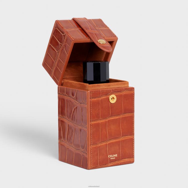 CELINE bruinen doos 1 parfum 6,8 fl.oz in alligator 4TLH81468