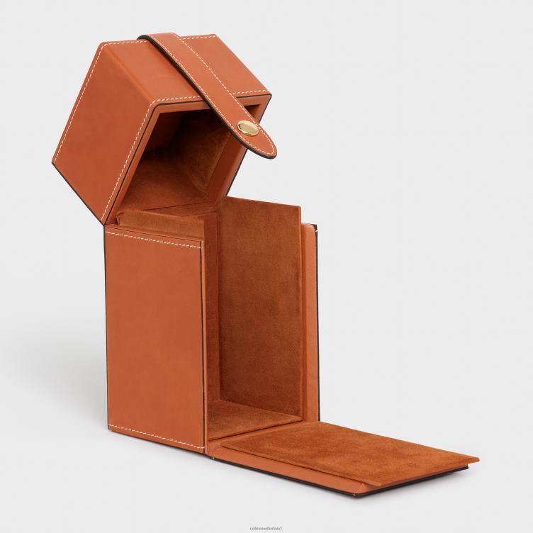 CELINE bruinen doos 1 parfum 6,8 fl.oz in natuurlijk kalfsleer 4TLH81466