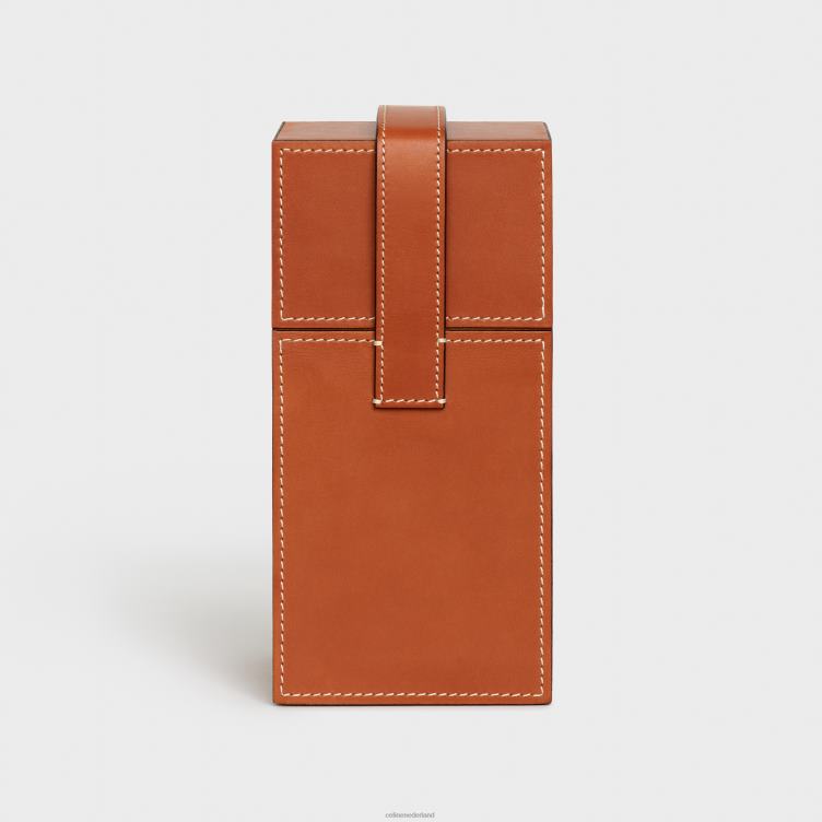 CELINE bruinen doos 1 parfum 6,8 fl.oz in natuurlijk kalfsleer 4TLH81466