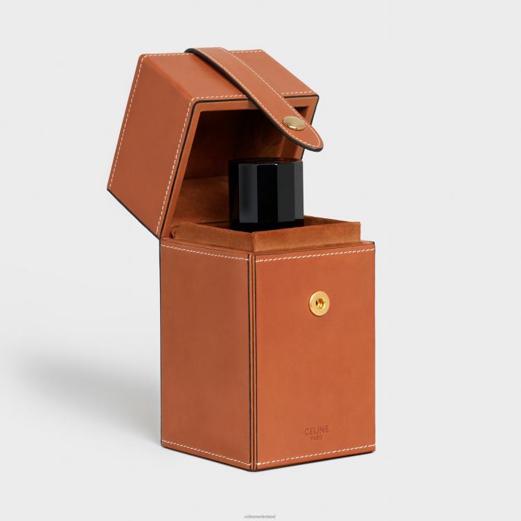 CELINE bruinen doos 1 parfum 6,8 fl.oz in natuurlijk kalfsleer 4TLH81466