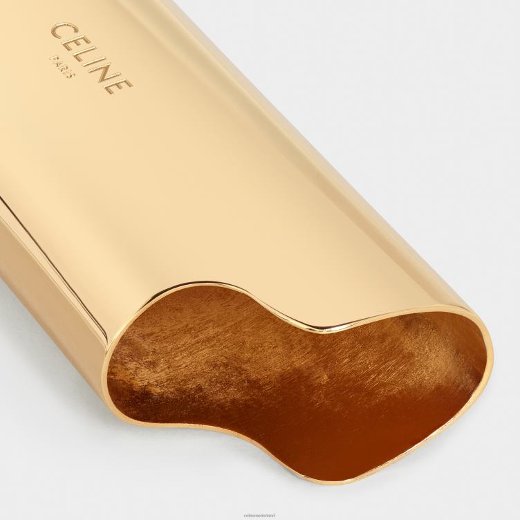 CELINE goud kleine aanstekerbehuizing van messing 4TLH81551