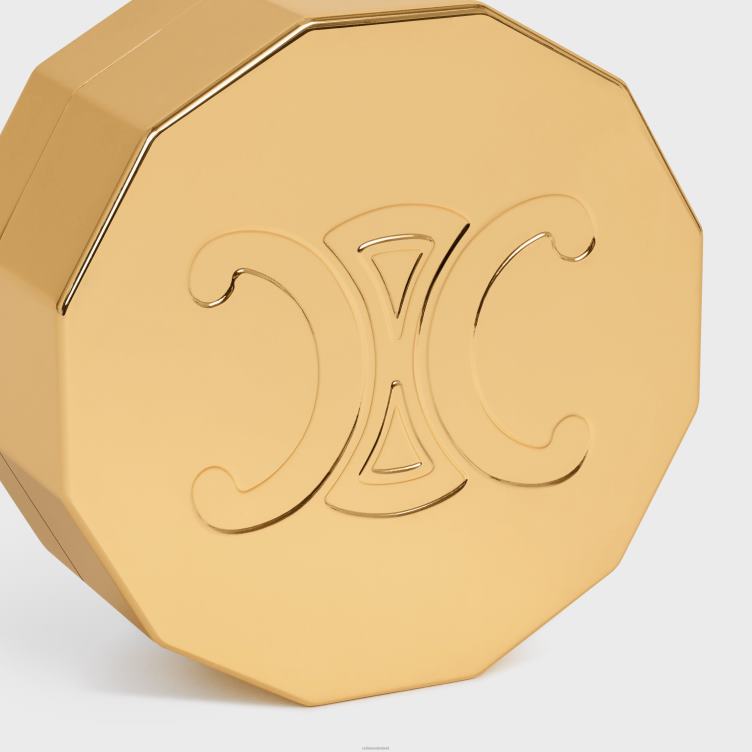 CELINE goud zeepkistje van aluminium 4TLH81484