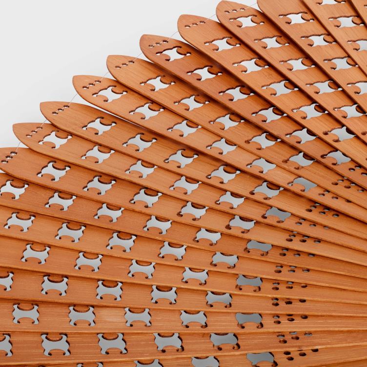 CELINE natuurlijk triomphe ventilator in bamboe 4TLH81694