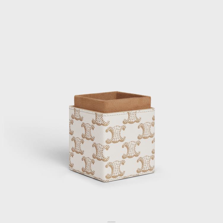 CELINE wit doos 1 parfum 100 ml in triomphe canvas en kalfsleer 4TLH81559