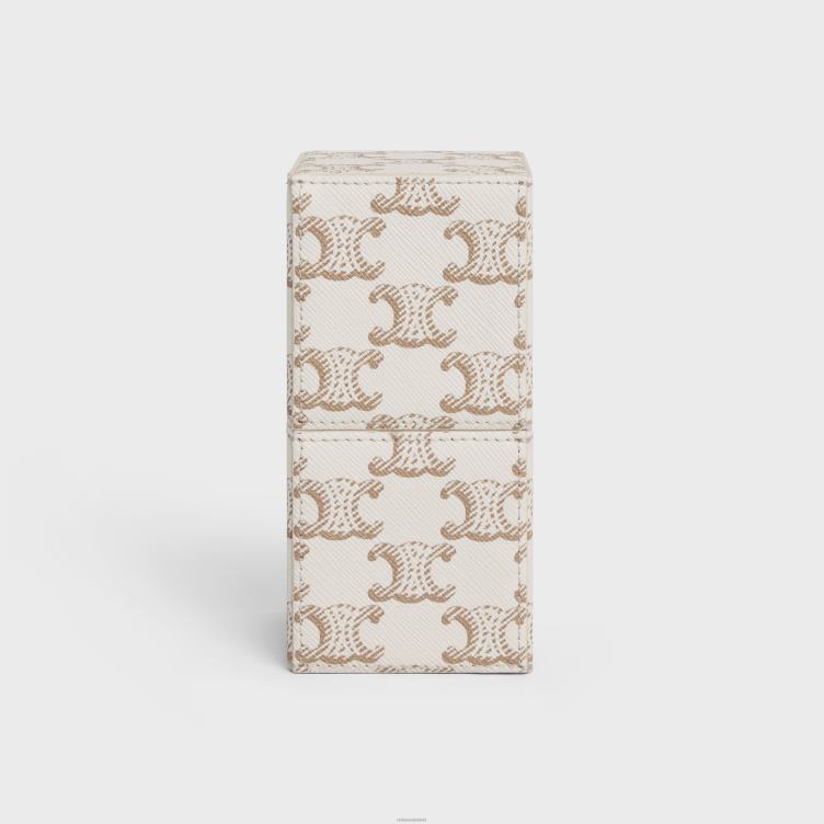 CELINE wit doos 1 parfum 100 ml in triomphe canvas en kalfsleer 4TLH81559