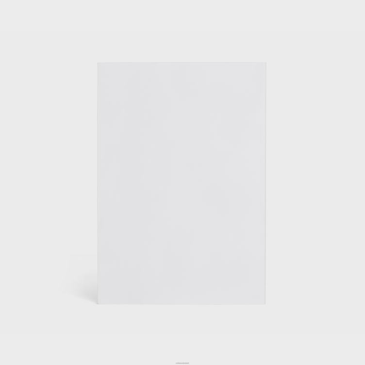 CELINE wit groot notitieboekje van papier 4TLH81642