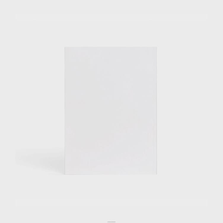 CELINE wit middelgroot notitieboekje van papier 4TLH81643