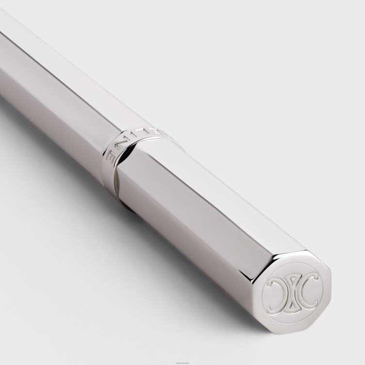 CELINE zilver balpen in messing 4TLH81646