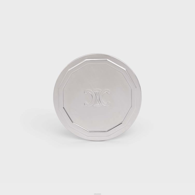 CELINE zilver kandelaar van staal 4TLH81508