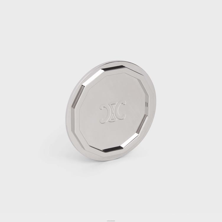 CELINE zilver kandelaar van staal 4TLH81508