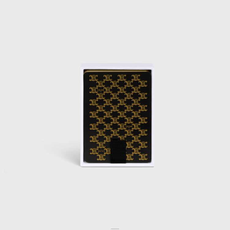 CELINE zwart enkele speelkaarten set 4TLH81674