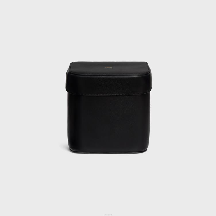 CELINE zwart grote doos van glanzend kalfsleer 4TLH81528