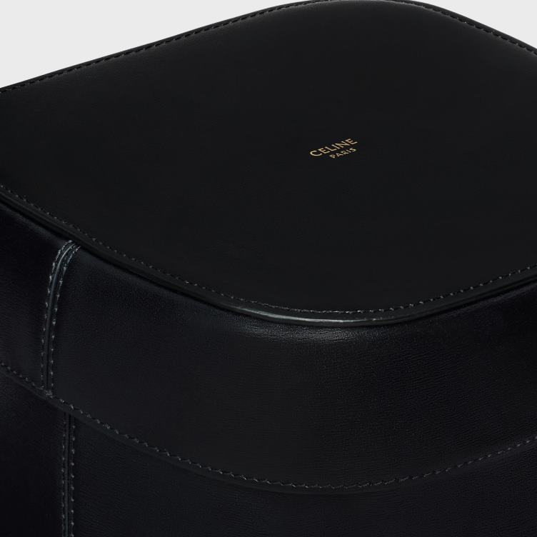 CELINE zwart grote doos van glanzend kalfsleer 4TLH81528