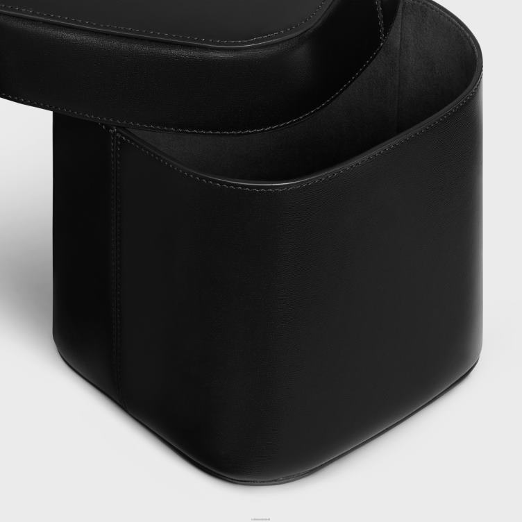 CELINE zwart grote doos van glanzend kalfsleer 4TLH81528