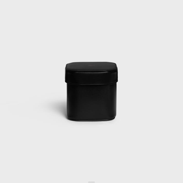 CELINE zwart klein doosje van glanzend kalfsleer 4TLH81530