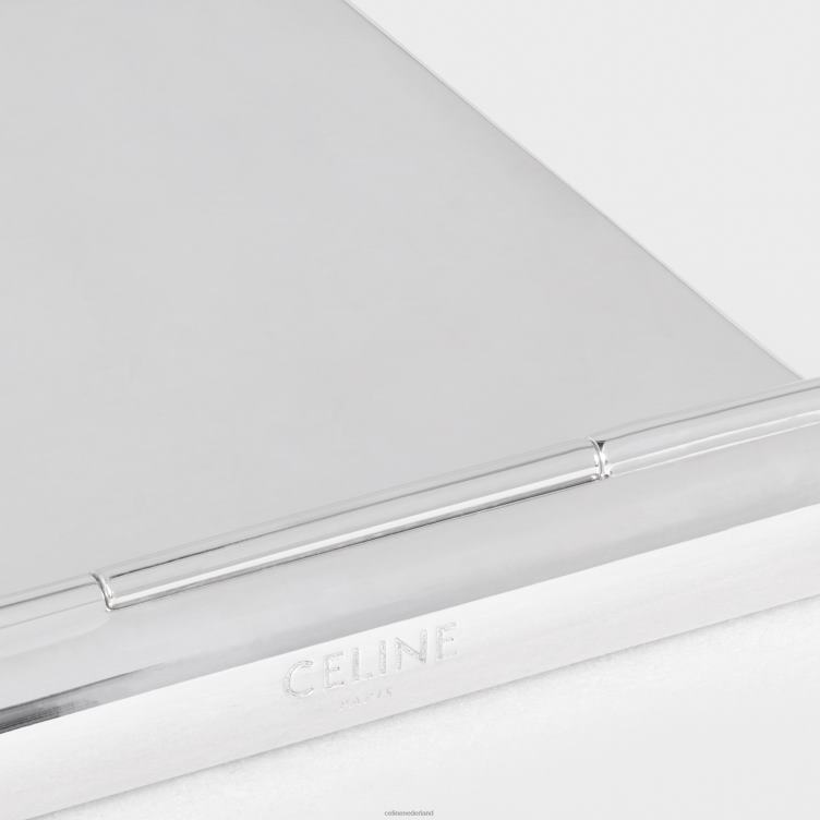 CELINE zwart luciferdoosje in sterling en hagedis 4TLH81544