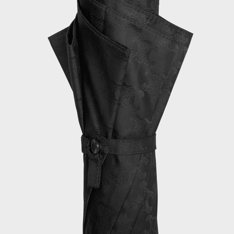 CELINE zwart paraplu van triomphe-jacquardtextiel 4TLH81543