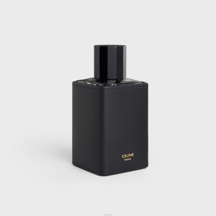 CELINE zwart parfumhouder 3,4 fl.oz van glanzend kalfsleer 4TLH81460