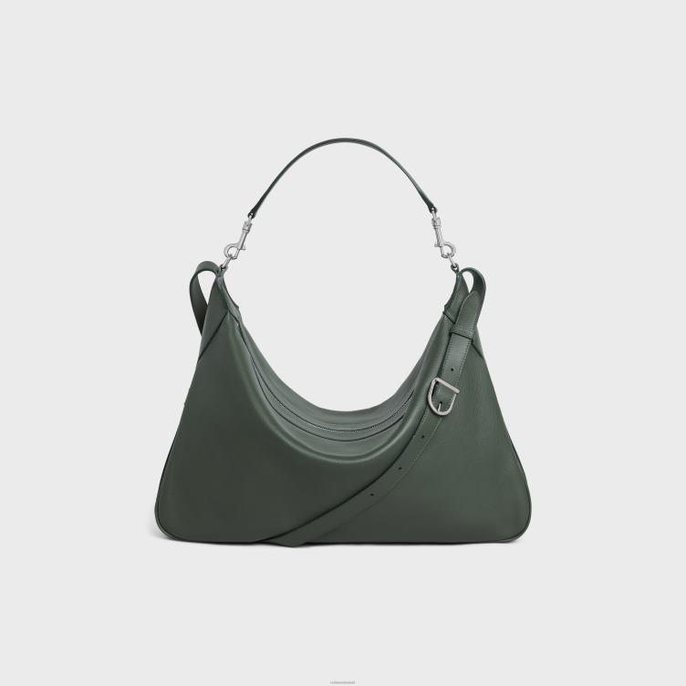 CELINE donker leger grote riemromy van soepel kalfsleer 4TLH82076