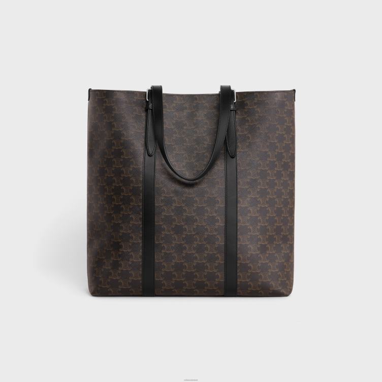 CELINE zwart caba's met gesp van triomphe canvas en kalfsleer 4TLH82084