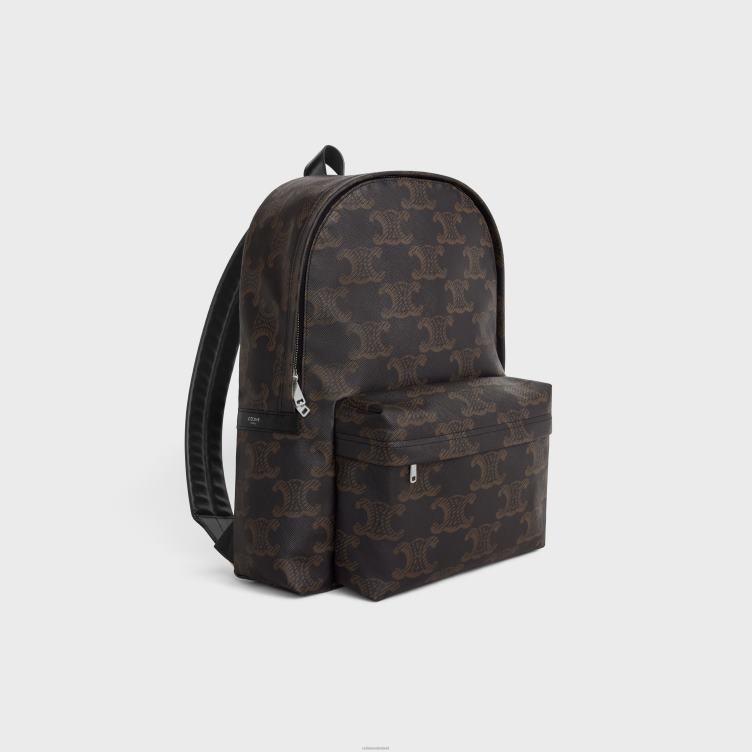 CELINE zwart medium rugzak van triomphe canvas xl 4TLH82097