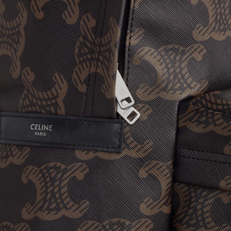 CELINE zwart medium rugzak van triomphe canvas xl 4TLH82097