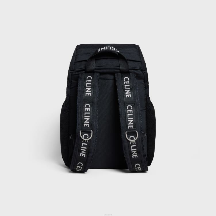 CELINE zwart medium rugzaktrekking van nylon 4TLH82108