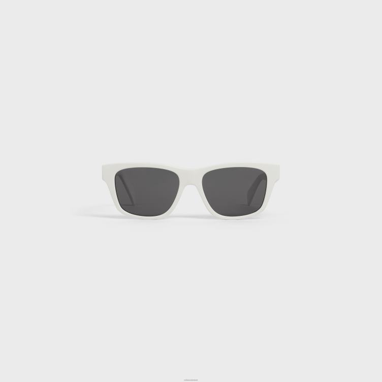 CELINE wit monochroms 05 zonnebril van acetaat 4TLH82228