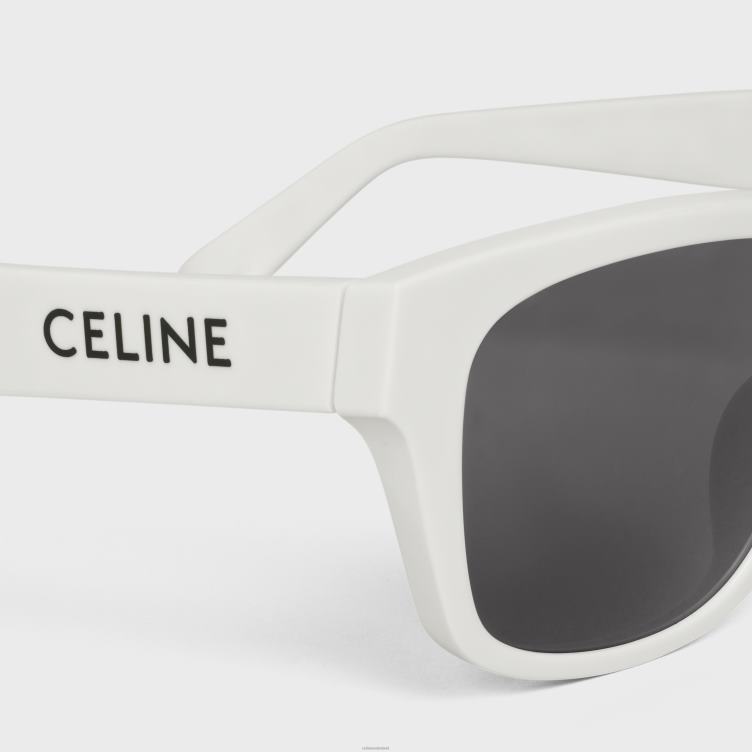 CELINE wit monochroms 05 zonnebril van acetaat 4TLH82228