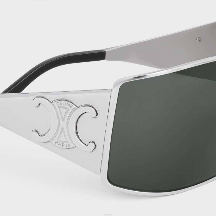 CELINE zilver/rook triomphe metal racerzonnebril van metaal 4TLH82188