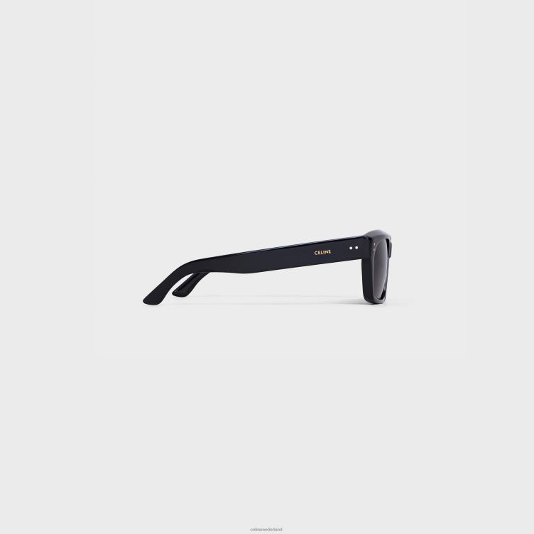 CELINE zwart Frame 01 zonnebril van acetaat met gepolariseerde lenzen 4TLH82218