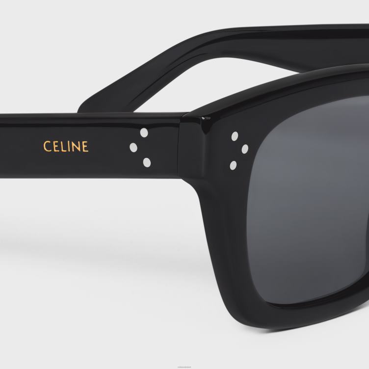CELINE zwart frame 41 zonnebril van acetaat 4TLH82221
