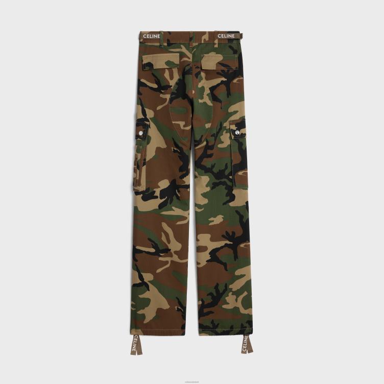 CELINE camouflage cargobroek van katoen 4TLH81824