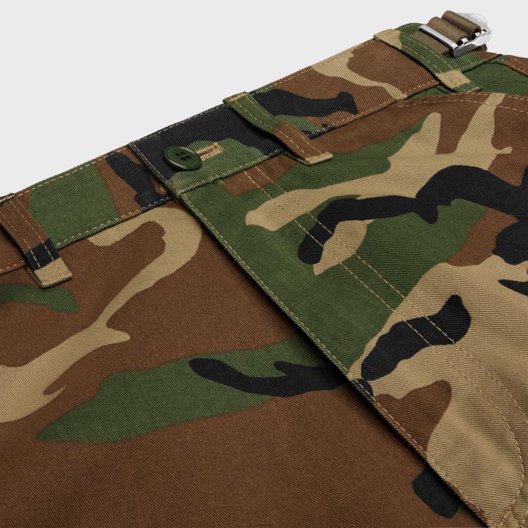 CELINE camouflage cargobroek van katoen 4TLH81824
