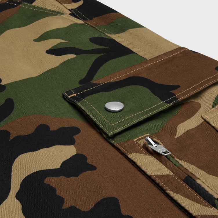 CELINE camouflage cargobroek van katoen 4TLH81824