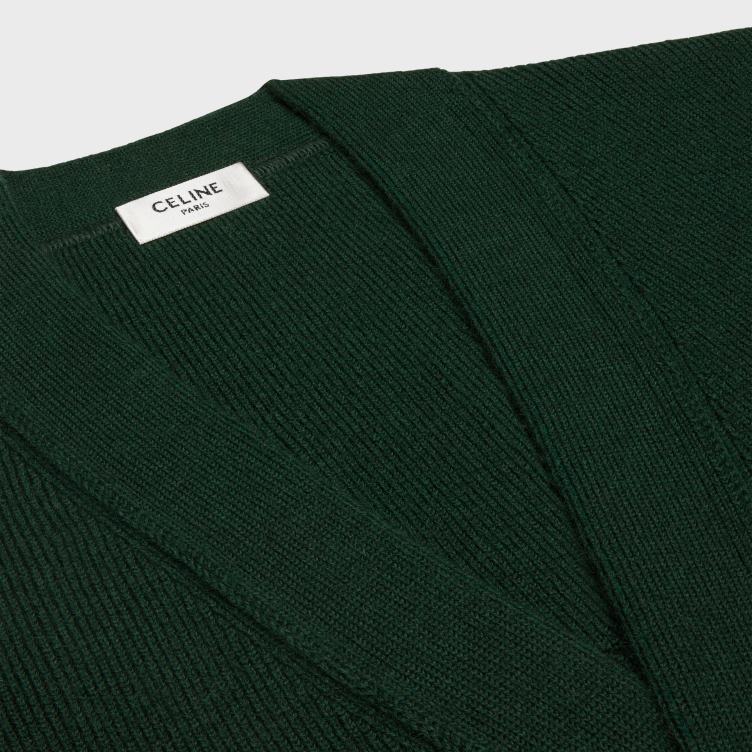CELINE woud Parijs vest van wol 4TLH81793