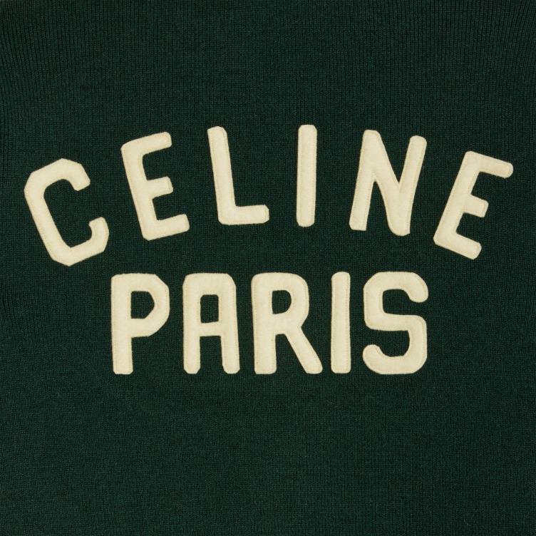 CELINE woud Parijs vest van wol 4TLH81793
