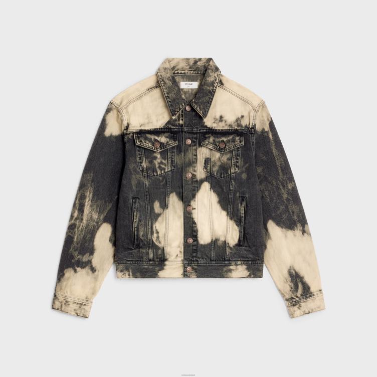 CELINE harris wassen V-vormig truckerjack van denim 4TLH81990