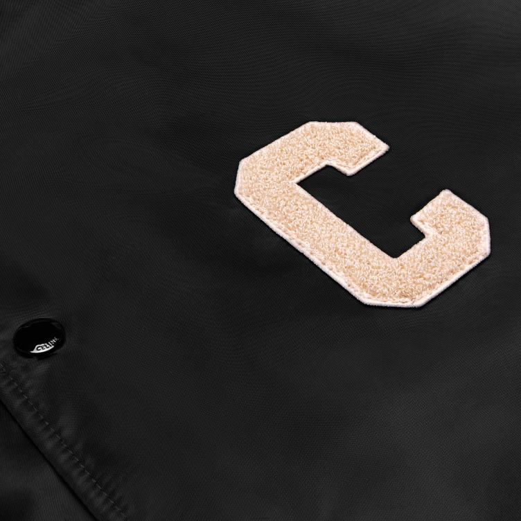 CELINE zwart Oversized teddyjack met capuchon van nylon 4TLH81853