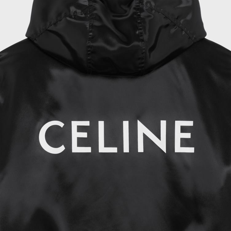 CELINE zwart bomberjack van nylon met satijnafwerking 4TLH81828