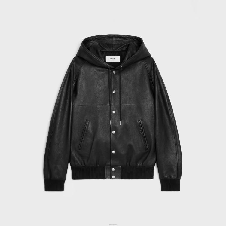 CELINE zwart los blousonjack van zacht lamsleer 4TLH81783