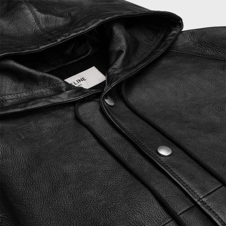 CELINE zwart los blousonjack van zacht lamsleer 4TLH81783