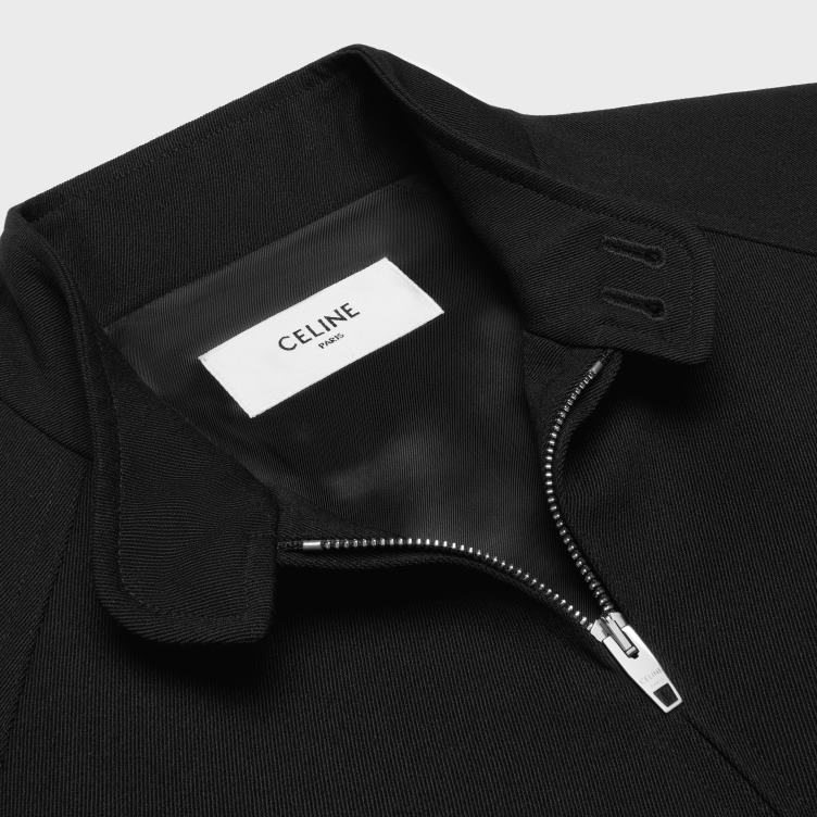 CELINE zwart triomphe blousonjack van wolgabardine 4TLH81841