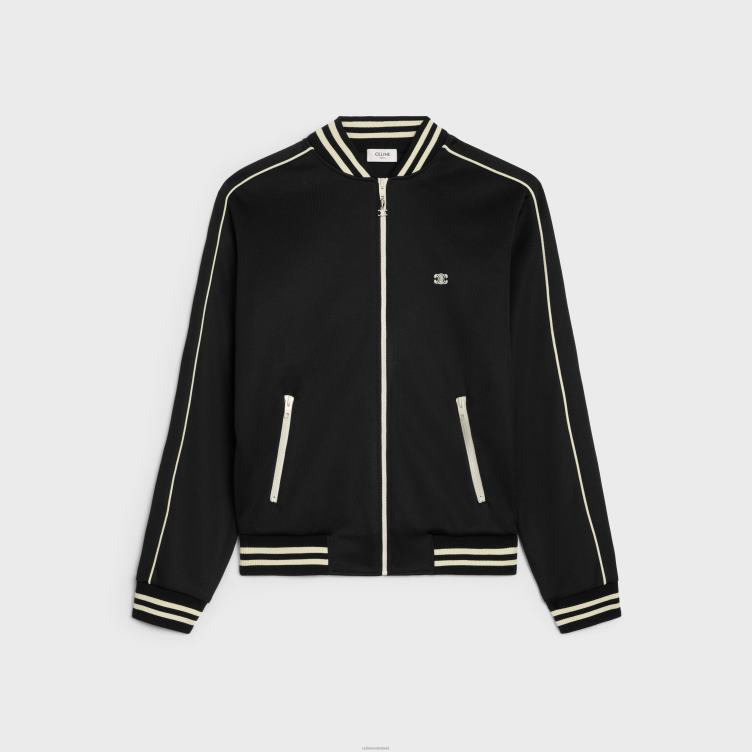 CELINE zwart wit triomphe teddyjack van dubbelzijdige jersey 4TLH81848